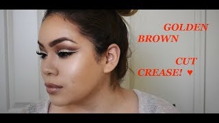Shimmery Den Brown Cut Crease Ashley Dominguez