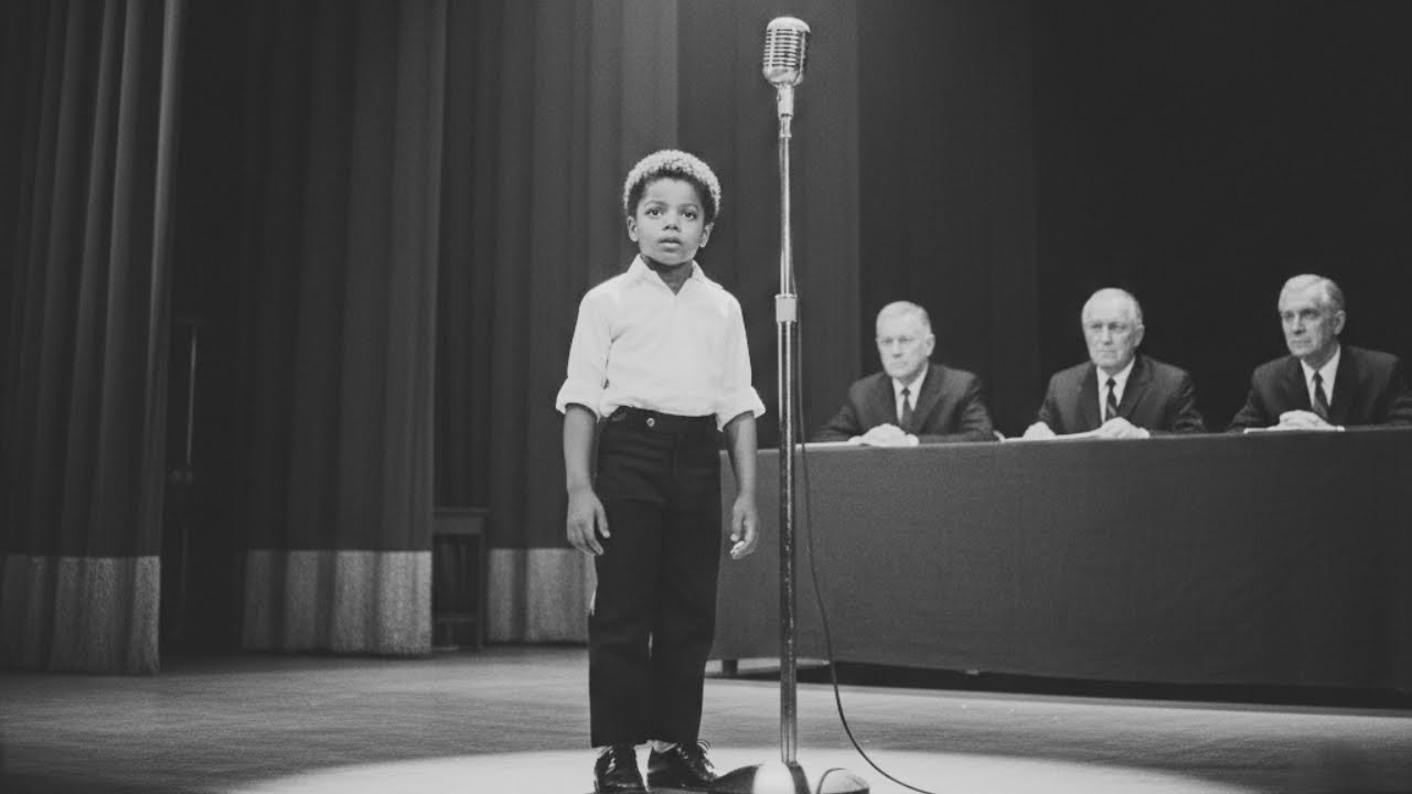 ⁣Michael Jackson Age 5 Could Barely Reach The Mic - What Happened Next Made Judges Stand Up