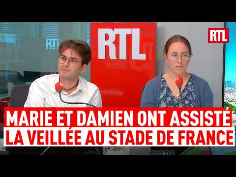 Marie et Damien, sont venus du Cantal pour assister à la veillée du Pape Léon XIV au Stade De France