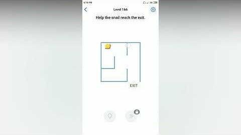 Easy Game - Help the snail reach the exit - Level 166 solution
