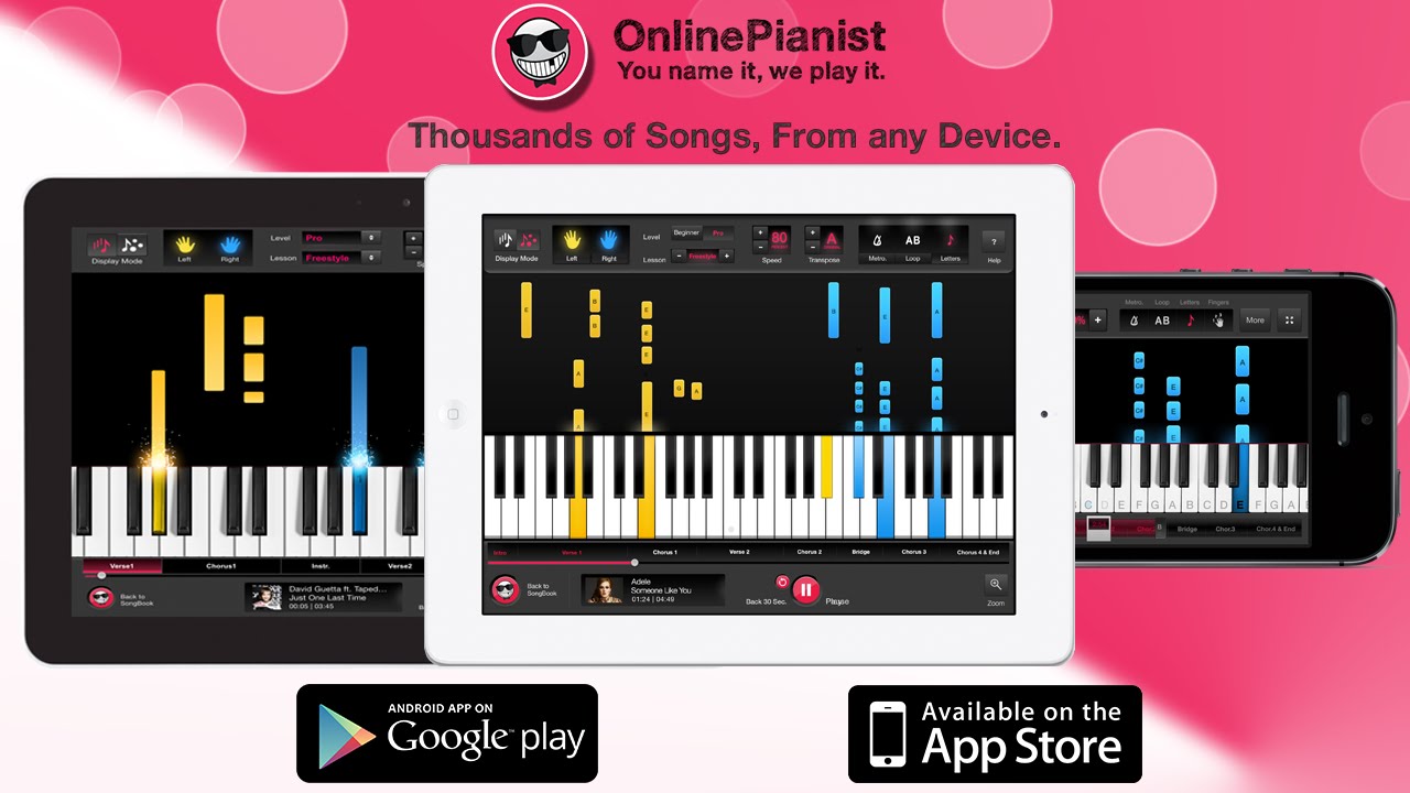 OnlinePianist Android App Now Available on Play Store YouTube