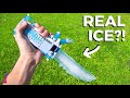 So I Made LEGO Ice Weapons, Using Real Ice...