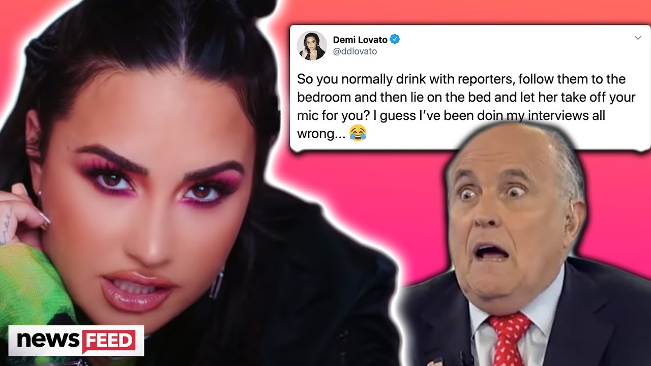 Demi Lovato DRAGS Trump Advisor For Inappropriate Borat Scene
