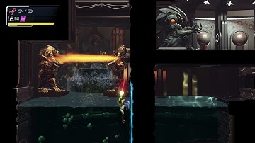 Metroid Dread - Ferenial: Space Jump Under Water, Climb To Surface Nintendo Switch Gameplay Sequence
