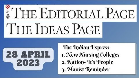 28th April 2023 | Gargi Classes The Editorials & Idea Analysis | By R.K. Lata