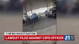 WARNING, GRAPHIC: Video shows Colorado Springs police officer tasing motor vehicle theft suspect,...