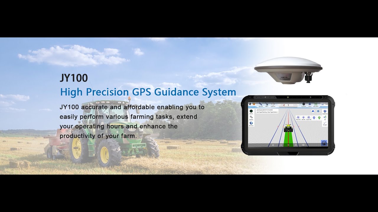How to use SMAJAYU JY100 tractor guidance system YouTube