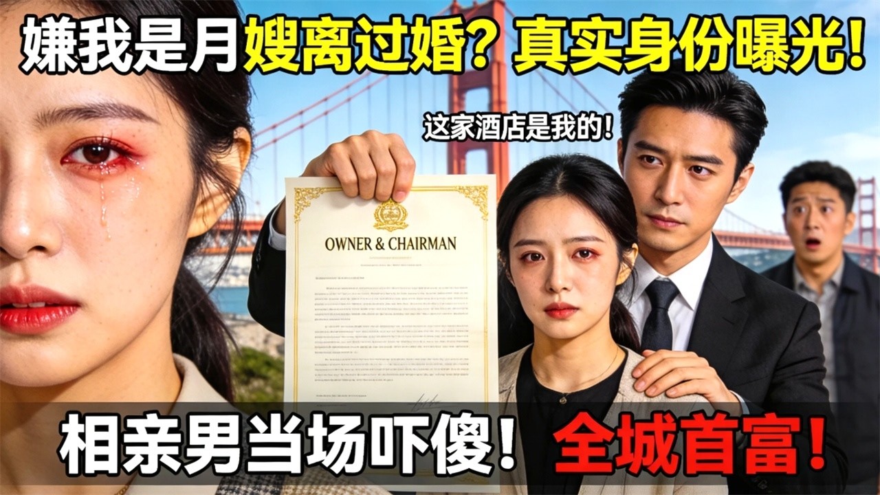 在美国旧金山做月嫂被人看不起，相亲对象嫌我离过婚，直到