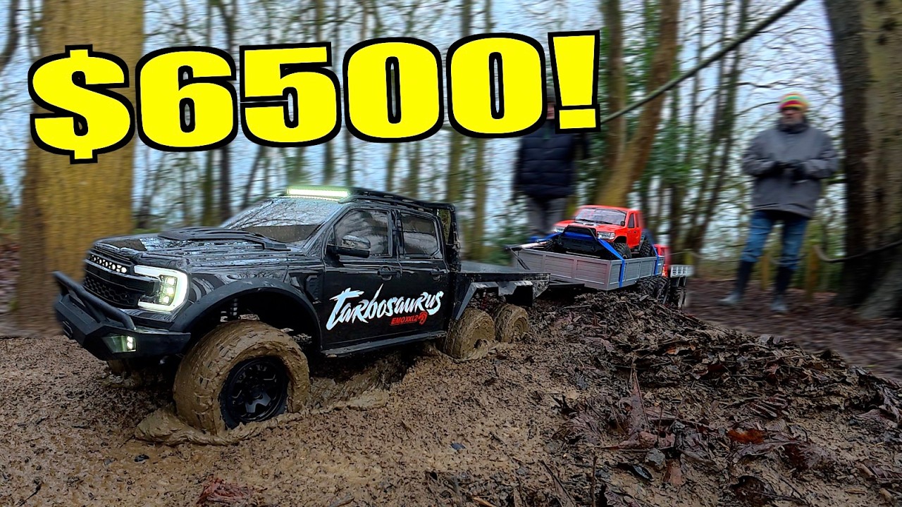 'Extreme Mudding' The Biggest RC Trucks in the World!