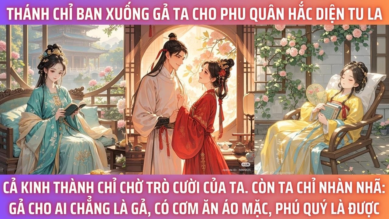 THÁNH CHỈ BAN XUỐNG GẢ TA CHO PHU QUÂN HẮC DIỆN TU LA. CẢ KINH THÀNH CHỈ CHỜ TRÒ CƯỜI CỦA TA. CÒN TA