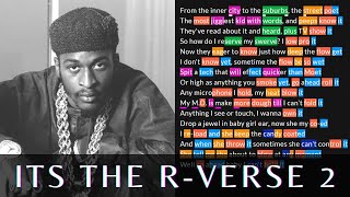 Rakim - Its the R (Verse 2) | Lyrics, Rhymes Highlighted