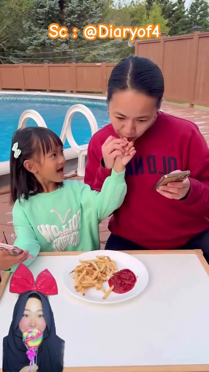 MAMA SALAH MAKAN ⁉️ di kira kentang padahal jari adik ??@Diaryof4 #shorts #funny #dubbing