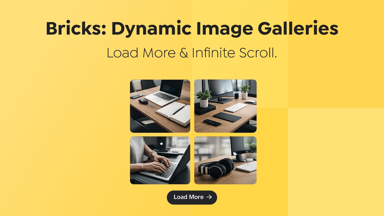 Bricks - Image Gallery Load More & Infinite Scroll - YouTube