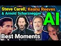 AI Arnold Schwarzenegger, AI Keanu Reeves &amp; AI Steve Carell Best Moments - The Athene AI Show