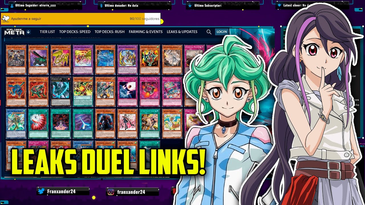 LEAKS SETIEMBRE - YUGIOH DUEL LINKS! - YouTube