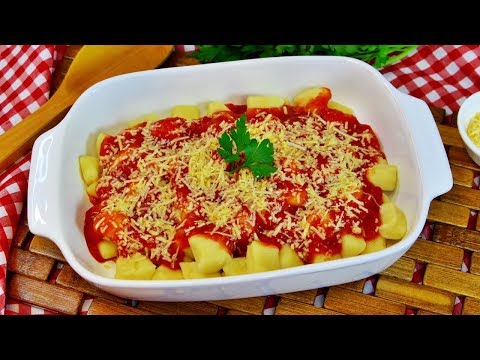 A MELHOR RECEITA DE NHOQUE DE BATATA QUE VOCÊ JÁ VIU | SIMPLES E FÁCIL