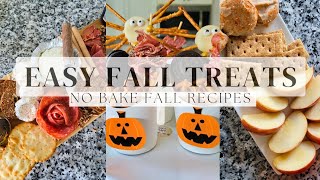 EASY FALL FOODS | FALL APPETIZERS AND DESSERTS | MUST TRY RECIPES | FALL TREATS