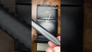 What kind of pen person are you? 🧐The Sheaffer Legacy Pen in Chevron Matte Black with Gunmetal Trim