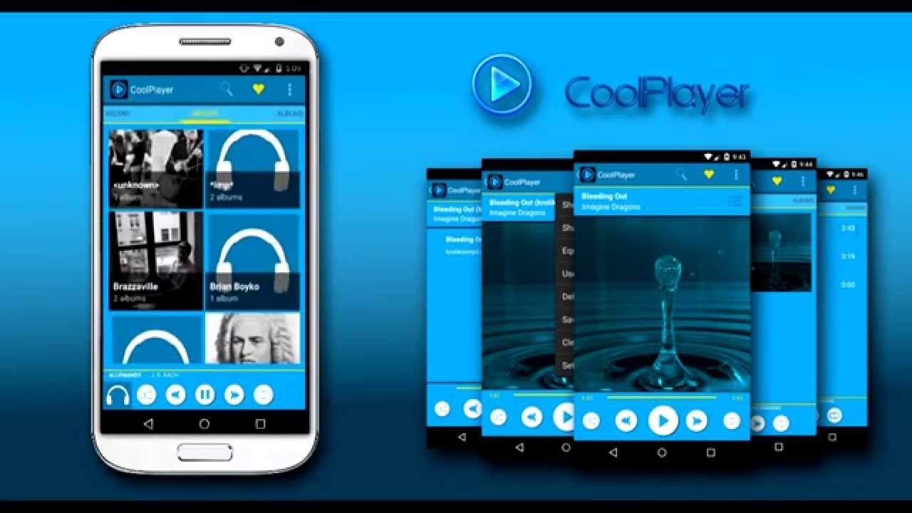 New Theme Deep Sky Blue for CoolPlayer