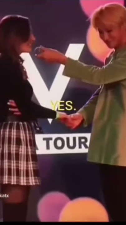 Jimin propose Rose' ♥️ but this is not jimin and rose' |this is for fun |l hope do you like my video