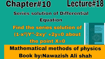 Series solution by Power methods|| Series solution of Differential Equation