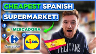 SPAIN'S CHEAPEST SUPERMARKET?? 🛒🇪🇸 Comparing Prices at Mercadona, Lidl, Carrefour (October 2022)