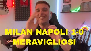MILAN NAPOLI 1-0 ( CHAMPIONS LEAGUE ) UN MILAN MERAVIGLIOSO 🤩