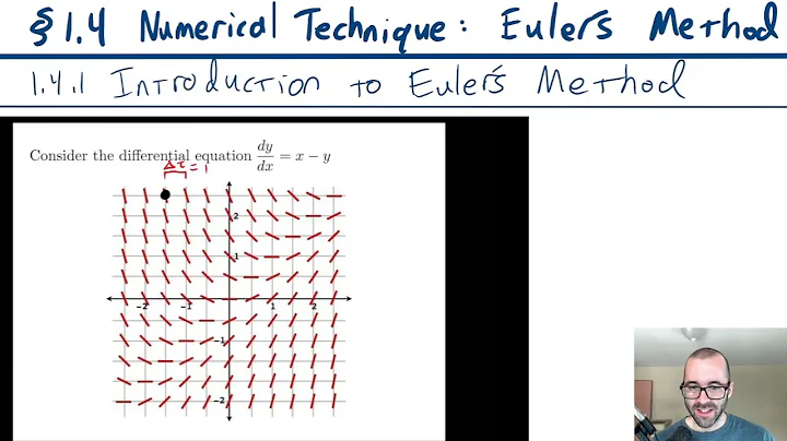 1.4.1 Introduction to Euler's Method