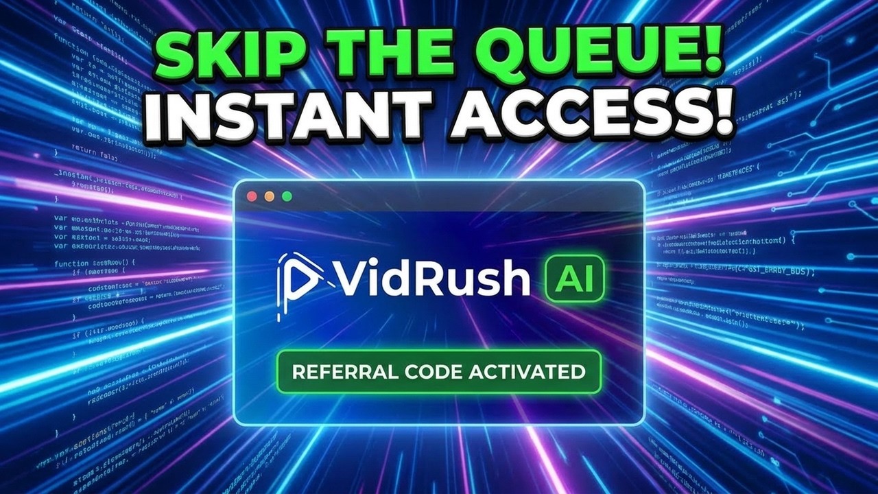 Vidrush Reference Code Vidrush AI Referral Code (INSTANT ACCESS) - Automate YouTube Videos ...