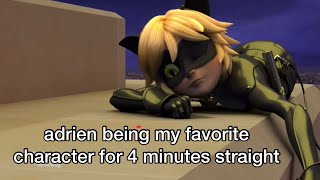 adrien agreste\/chat noir being my favorite character for 4:23 minutes straight