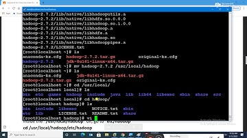 How to install Apache Hadoop 2.7.2 on CentOS 7 minimal