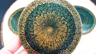 #0101 ENG - How to create the resin dragon scale effect with only two mica powder