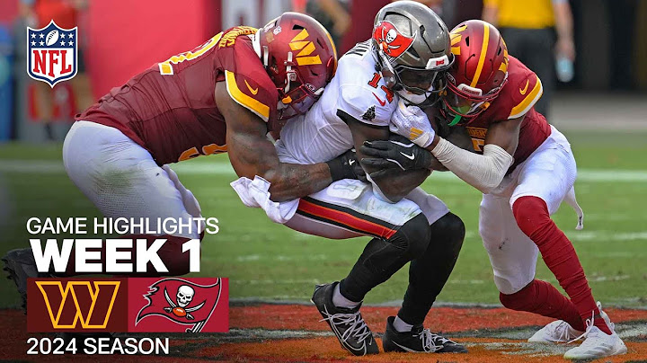 Washington Commanders vs. Tampa Bay Buccaneers Game Highlights | NFL 2024 Season