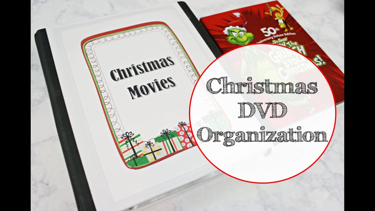CHRISTMAS DVD ORGANIZATION | HOW I ORGANIZE CHRISTMAS DVDS