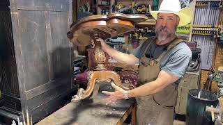 Repair and restoration of the Victorian card table