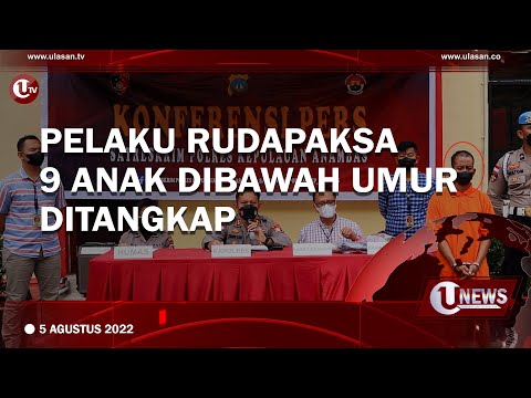 PELAKU RUDAPAKSA 9 ANAK DIBAWAH UMUR DITANGKAP | U-NEWS