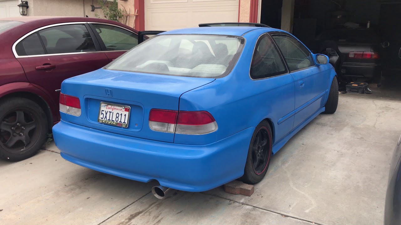 B20 Civic Yonaka Exhaust YouTube