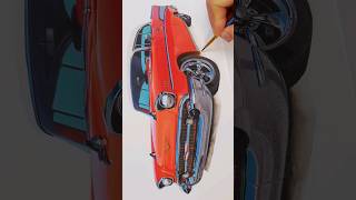 Classic Car Painting - Chevy #shorts