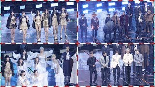 [4K] 200105 TWICE/Seventeen/NUEST/ASTRO - 출연진 코스프레 입장 @AWARD/Fancam By 쵸리(Chori)