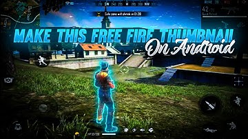 How To Make Free Fire Thumbnail Like #KaushikIsLive On Android| Make #FreeFire Thumbnail On Android