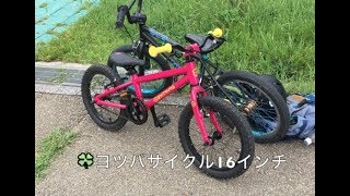 ヨツバサイクル　16インチ。6歳の娘用