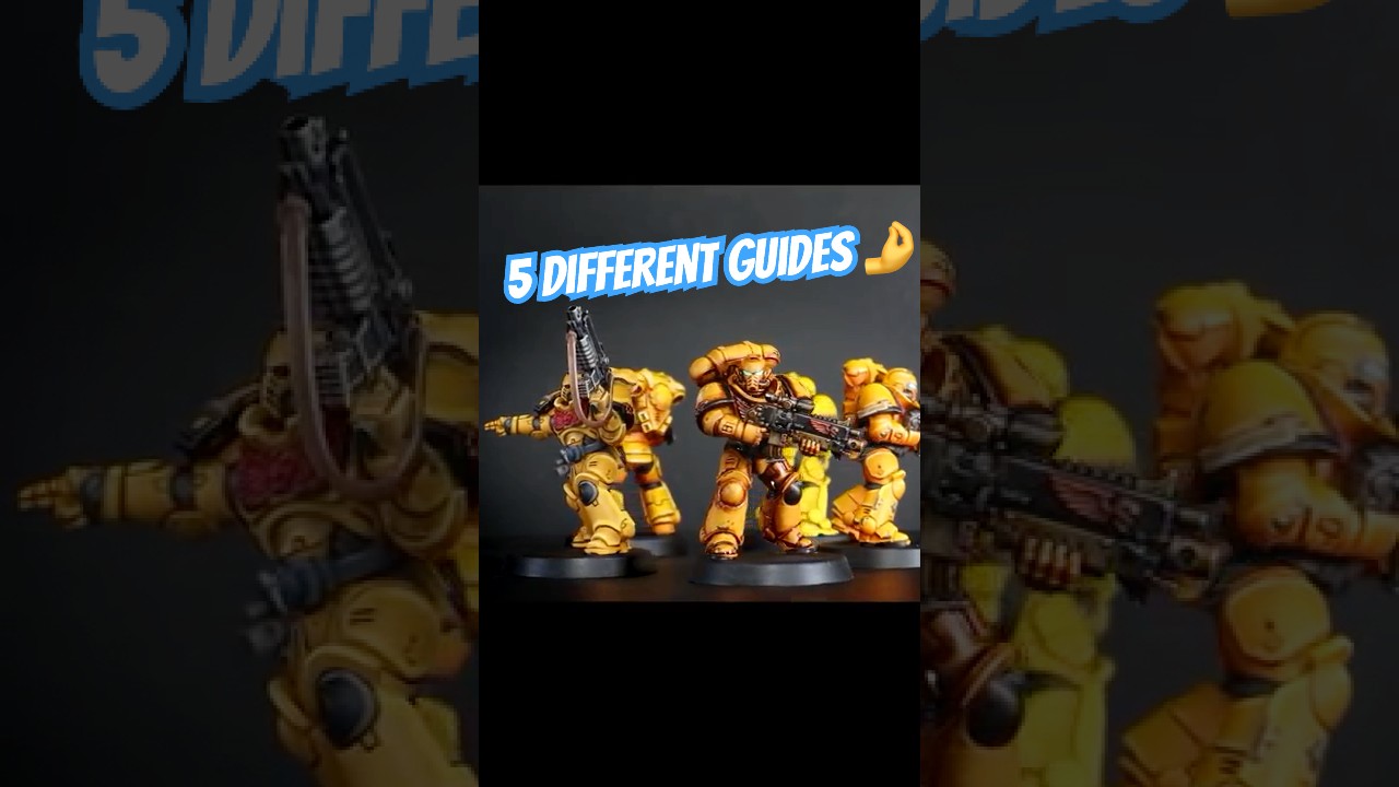 Ultimate Guide to Painting Yellow Space Marines - 