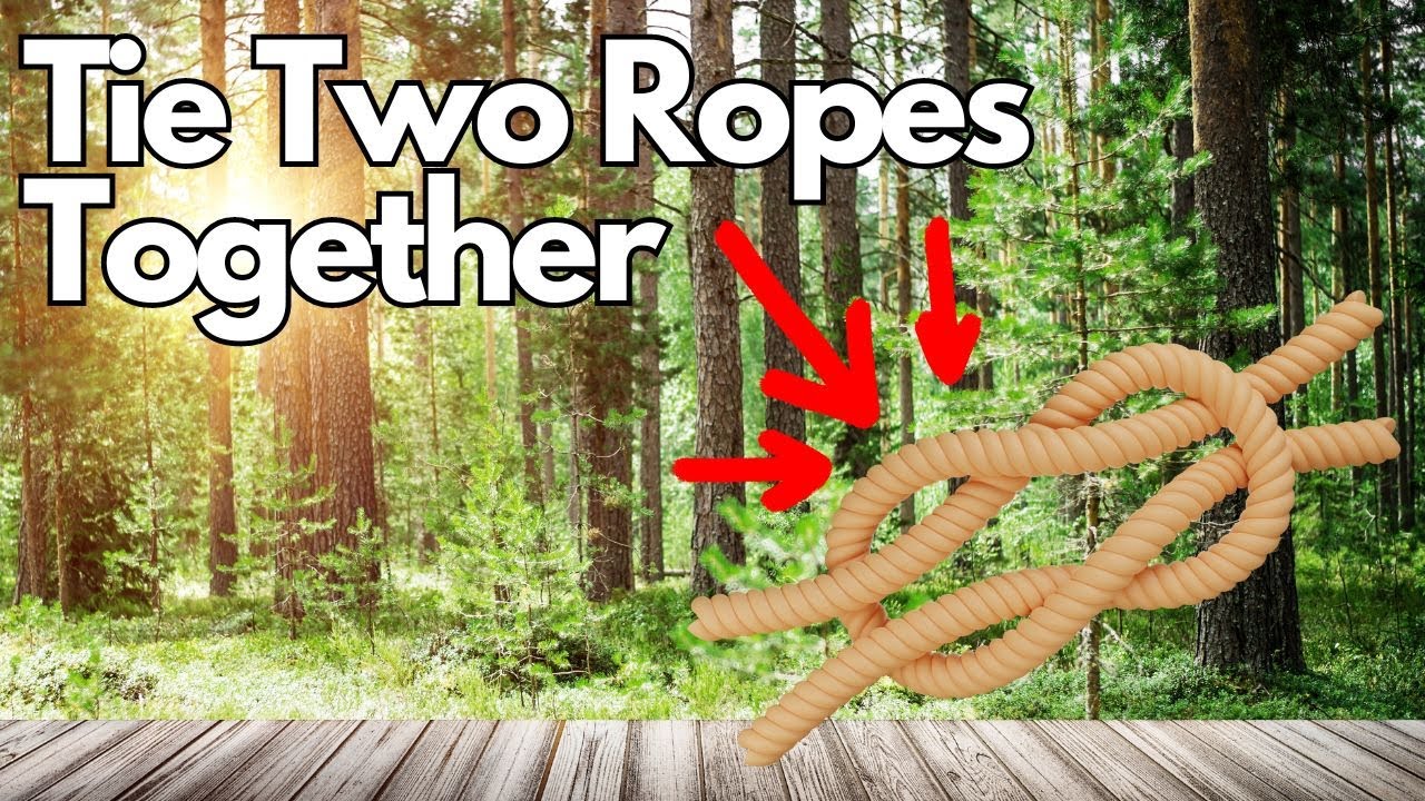 How to Tie Two Ropes Together (How to Tie the Square Knot) - YouTube