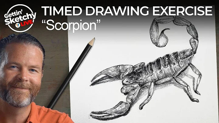 How to Draw a Scorpion - Timed Drawing Exercise