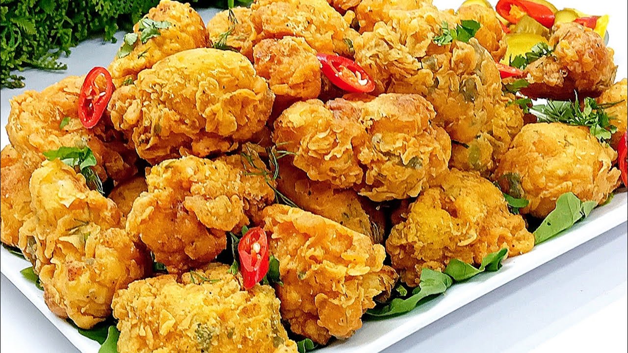 القرنبيط المقرمش❗بخلطه رهيبه🔥مقرمش لتاني يوم بدون ما يشرب ولا نقطة زيت 