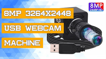 8MP 3264X2448 USB Webcam Machine Vision IMX179 Varifocal CS Lens Box Surveillance USB Industrial Cam