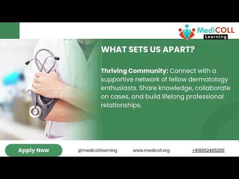Fellowship in Dermatology for MBBS Doctors at MediCOLL - video from MediCOLL