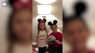 Tears of JOY as kids find out they're going to DISNEYLAND!!