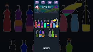 Water Sort Puzzle | Level 252 | Part 345 | Craft Gamer‎ #craftgamer2021#trend#short #watersortpuzzle