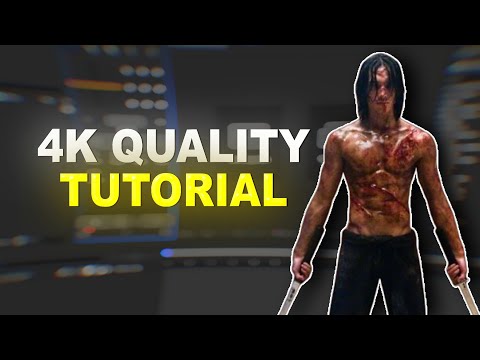 4k Quality Tutorial ( Using TOPAZ VIDEO AI)
